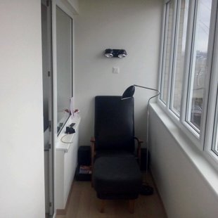 9.stāva lodžijas aizstiklošana