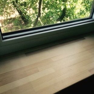 PVC 3K logs ar koka palodzi