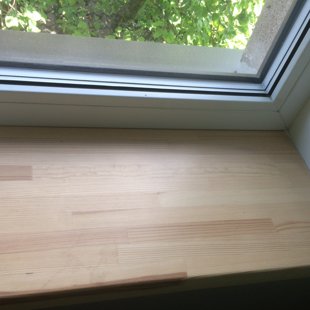 PVC 3K logs ar koka palodzi