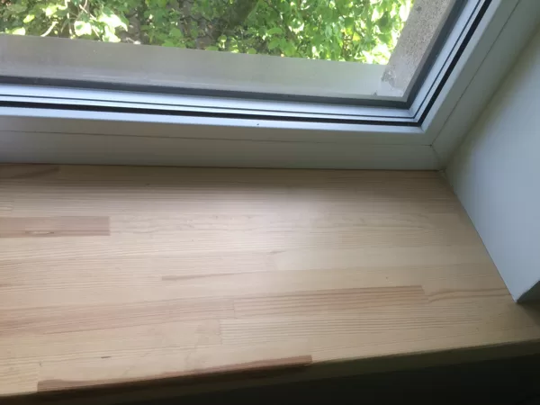 PVC 3K logs ar koka palodzi